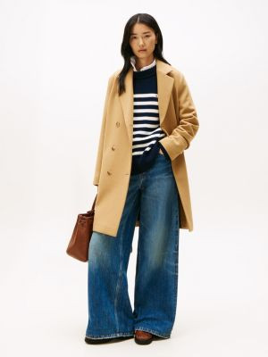 Wool-Blend Double-Breasted Coat | Tommy Hilfiger | Tommy Hilfiger (US)