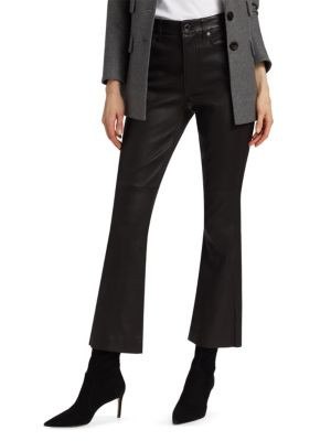 Carson Faux Leather High-Rise Pants | Saks Fifth Avenue OFF 5TH