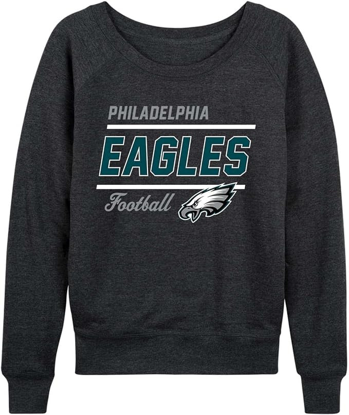 Team Fan Apparel NFL Womens Crew Neck Light Weight, Gameday Apparel, Slouchy Fit Raglan Crewneck ... | Amazon (US)