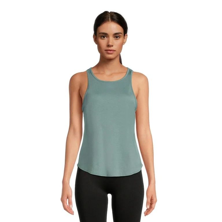 Avia Women's Twisted Back Rib Tank Top, Sizes XS-3XL | Walmart (US)