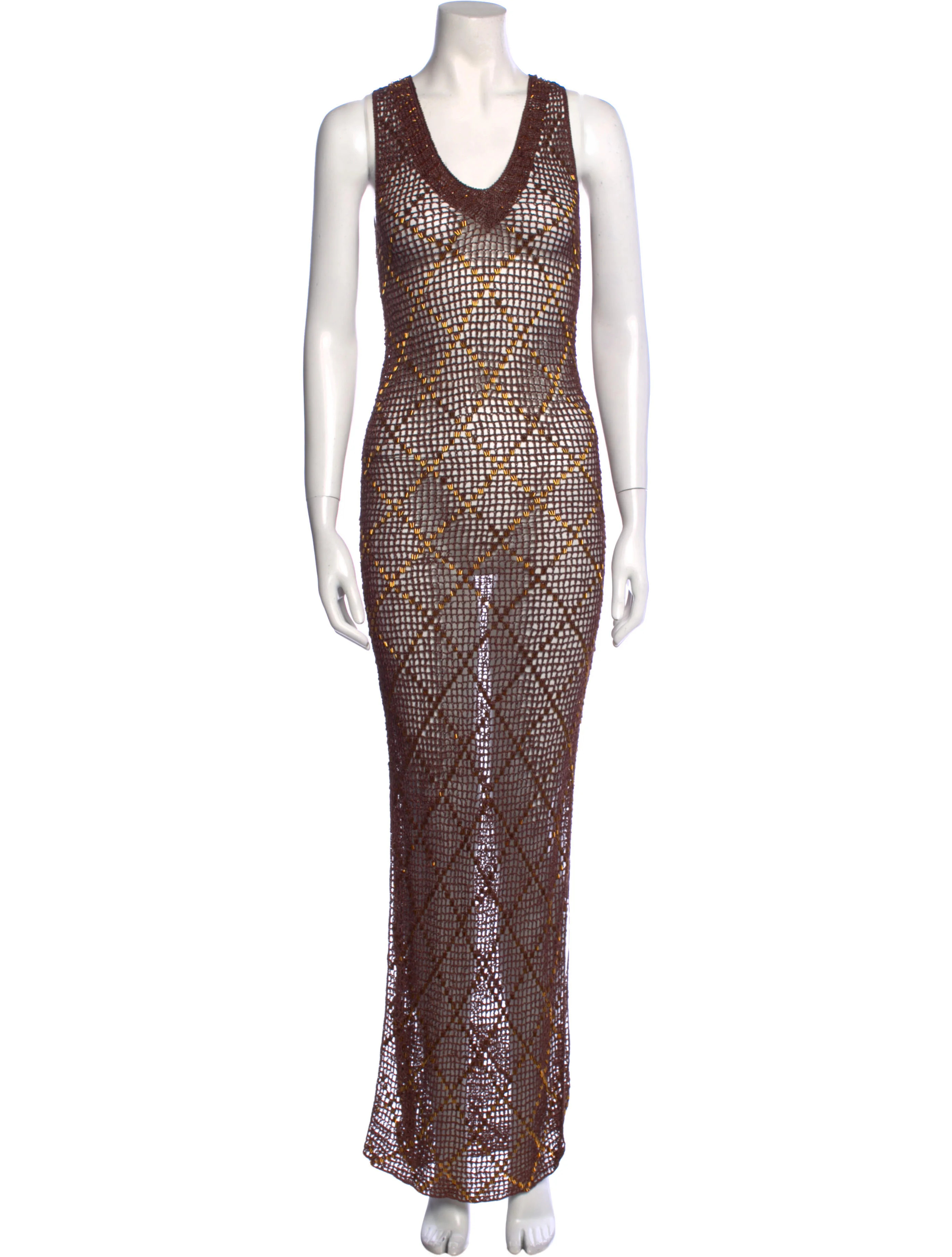 Printed Long Dress w/ Tags | The RealReal