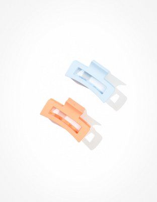 AEO Matte Rectangle Claw Clip 2-Pack | American Eagle Outfitters (US & CA)