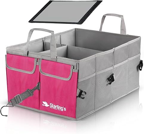 Starling's Car Trunk Organizer - Super Strong, Foldable Storage Cargo Box for SUV, Auto, Truck - ... | Amazon (US)