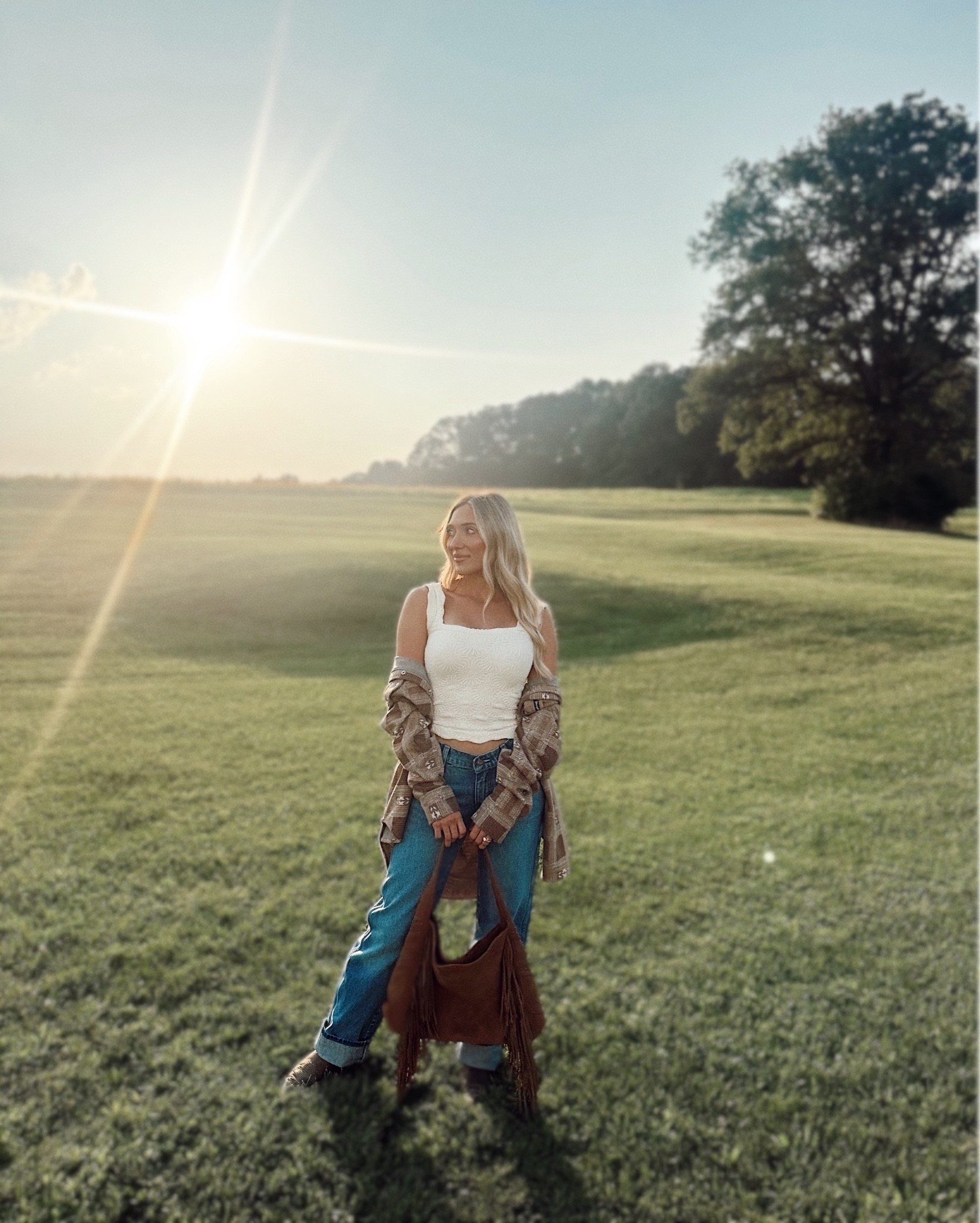 #AD Fall + Winter style is officially here 🍂🤠 

So honored to be partnering with @Wrangler to share timeless, high-quality denim and Western-inspired staples you’ll wear on repeat all season. Wrangler’s vintage-feel jeans are crafted for lasting quality, with a fit and versatility that make them a true wardrobe essential. I’ve paired them with oversized shackets, cozy fleece jackets, retro graphic tees, and flattering flare jeans that give all the leg-for-days energy. These are the pieces that make fall dressing effortless—perfect for pumpkin patch days, coffee runs, or casual nights out. Everything is linked on my LTK so you can shop the exact looks ✨

#Wrangler #WranglerJeans #FallStyle #WesternStyle #BohoStyle #FlareDenim #FallOutfits #Shacket #FleeceJacket #GraphicTeeOutfit #FallWardrobeStaples #WardrobeEssentials #LTKFallFashion #LTKJeans

#LTKmorningroutine #LTKootd #LTKFindsUnder100