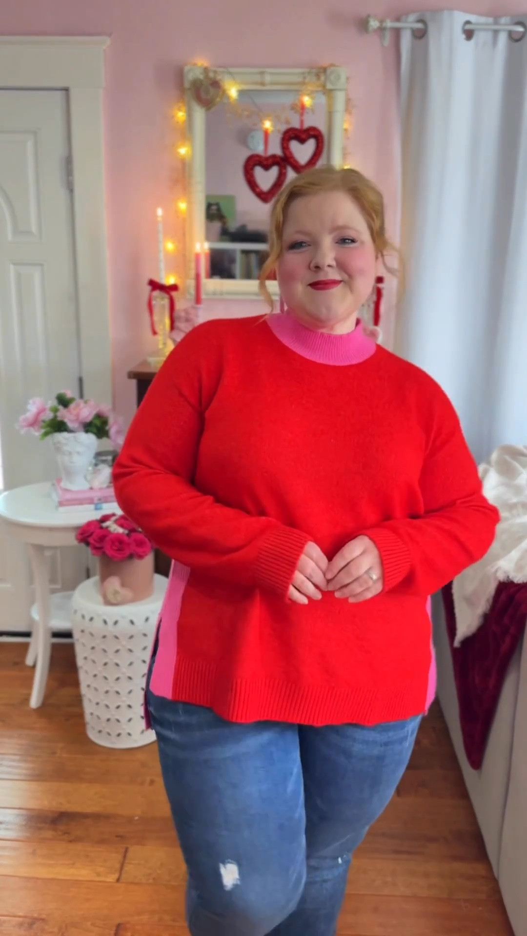 ❤️💕Ulla Popken Valentine’s Day💕❤️Shop red and pink sweaters, date night dresses, and heart print styles all for 35% OFF with my code WWWULLA!

Red cardigan, pearl jeans, red sweater, valentine tee, pink and red outfit, Valentine’s Day outfit, Galentine’s day, plus size, mid size, casual outfit, plus size jeans #LTKFindsUnder100

#LTKPlusSize #LTKValentine #LTKootd