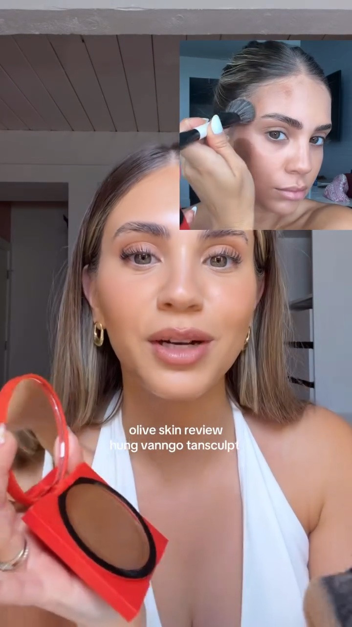 Official Olive Skin Review of @hungvanngobeauty Tansculpt. Swatching both Shade Ambitious vs. Shade Intentional on my olive skin, light complexion & comparing it to Mario Soft Sculpt Skin Enhancing Cream Bronzer 🫶

#makeupreview #creambronzer #newmakeup #newmakeuplaunches #oliveskin
