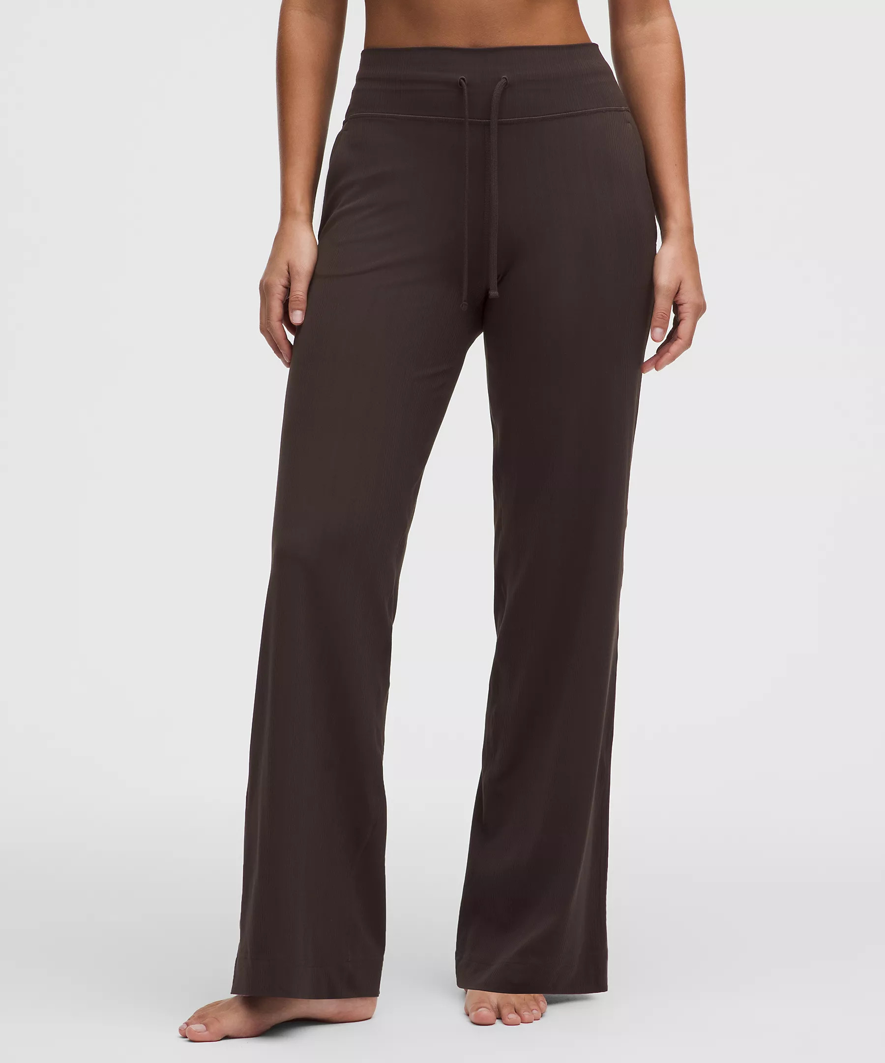 Groove High-Rise Mixed-Rib Wide-Leg Pant Regular | Lululemon (US)