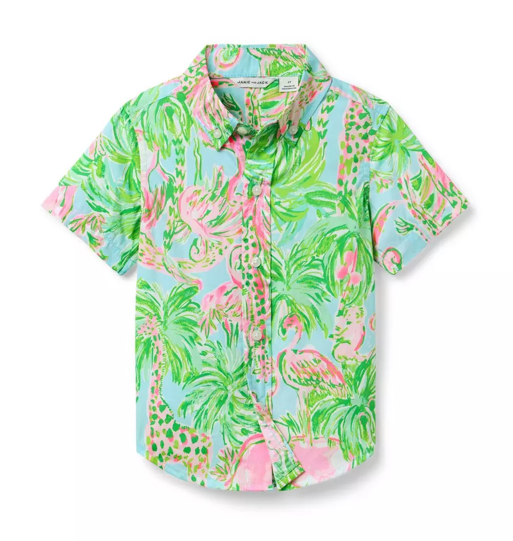 Lilly Pulitzer x Janie and Jack Lavin Shirt | Janie and Jack