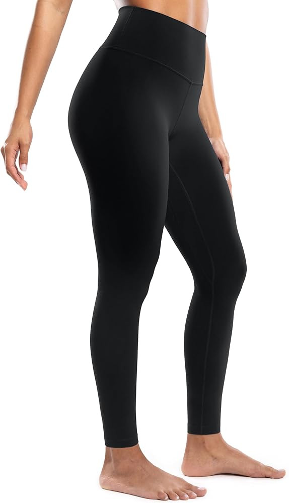 Workout Leggings for Women Yoga Pants High Waisted Athletic Tights Silky Feel Soft 25" /28" Gym A... | Amazon (US)