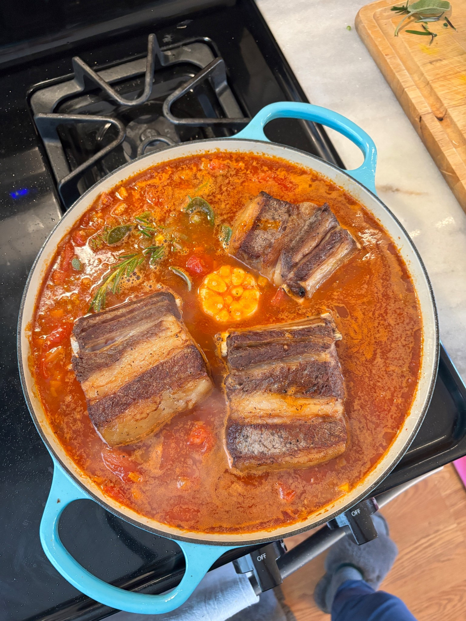 Cold and moody fall weekend = a 5 hour ragù recipe! Turned out delicious! Let me know if you want the recipe. This low and big le creuset is my favorite for a big dish like this 

#LTKHome #LTKGiftGuide