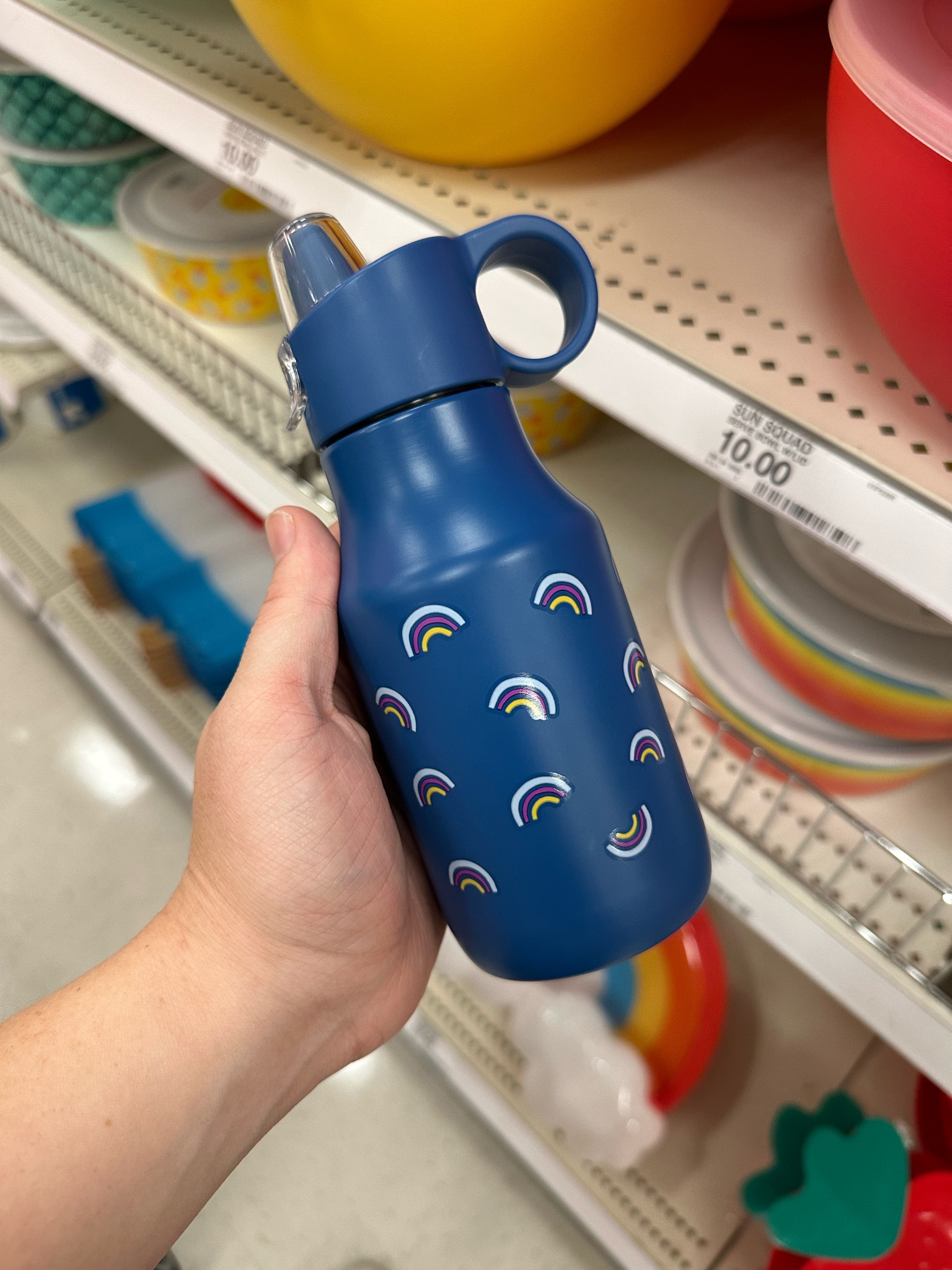 Insulated blue rainbow water bottle 

#LTKhome #LTKkids #LTKfamily