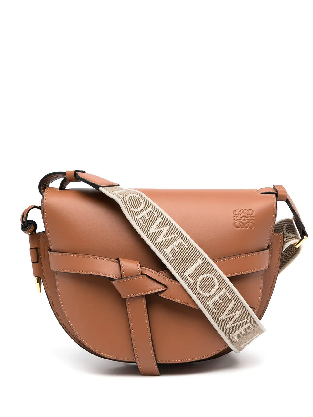 LOEWE Small Gate crossbody bag - Brown | Farfetch Global