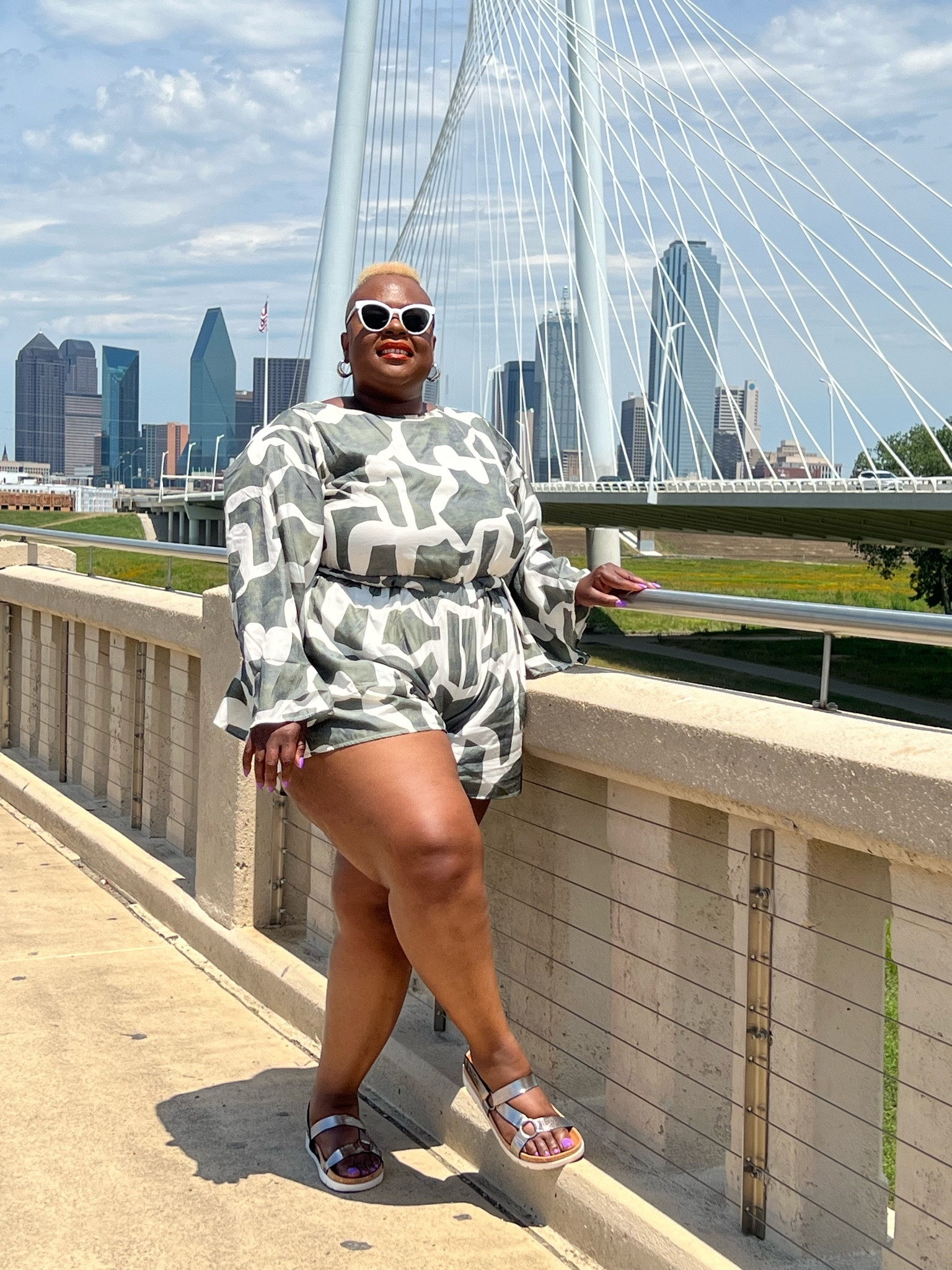 Hi There! 
Are you following me on IG? You should be! I’m @my_aura_style

One of my favorite pieces to wear during the warmer seasons is rompers. When I was sourcing pieces for a recent trip home, I became enamored with this one. I talk about my recent trip and what I look for in a good romper on Instagram. Feel free to shop my pieces and go over to my posts because they are a VIBE! 
Ok, Bye!  

#LTKcurves #LTKSeasonal