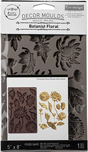 Amazon.com: PRIMA MARKETING INC REDESIGN MOULD 5X8 BOTAN FLRL, Botanist Floral | Amazon (US)