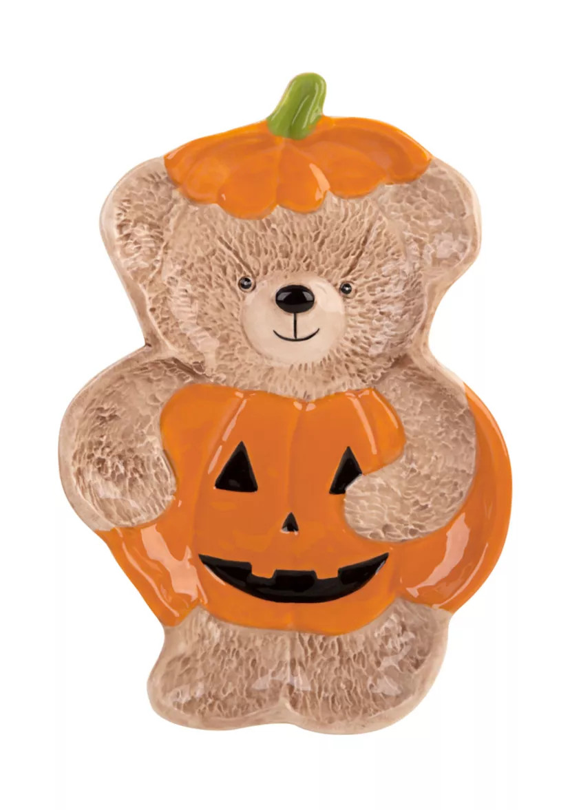 Pumpkin Costume Teddy Bear Spoon Rest | Belk