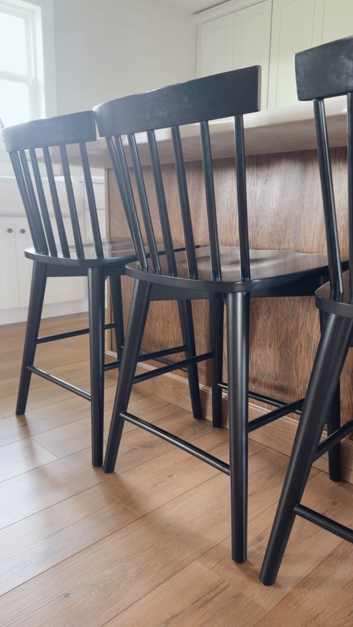 We have these chairs in counter height and regular height. So simple, pretty, great quality, and easy to clean!

#LTKmomlife #LTKHome