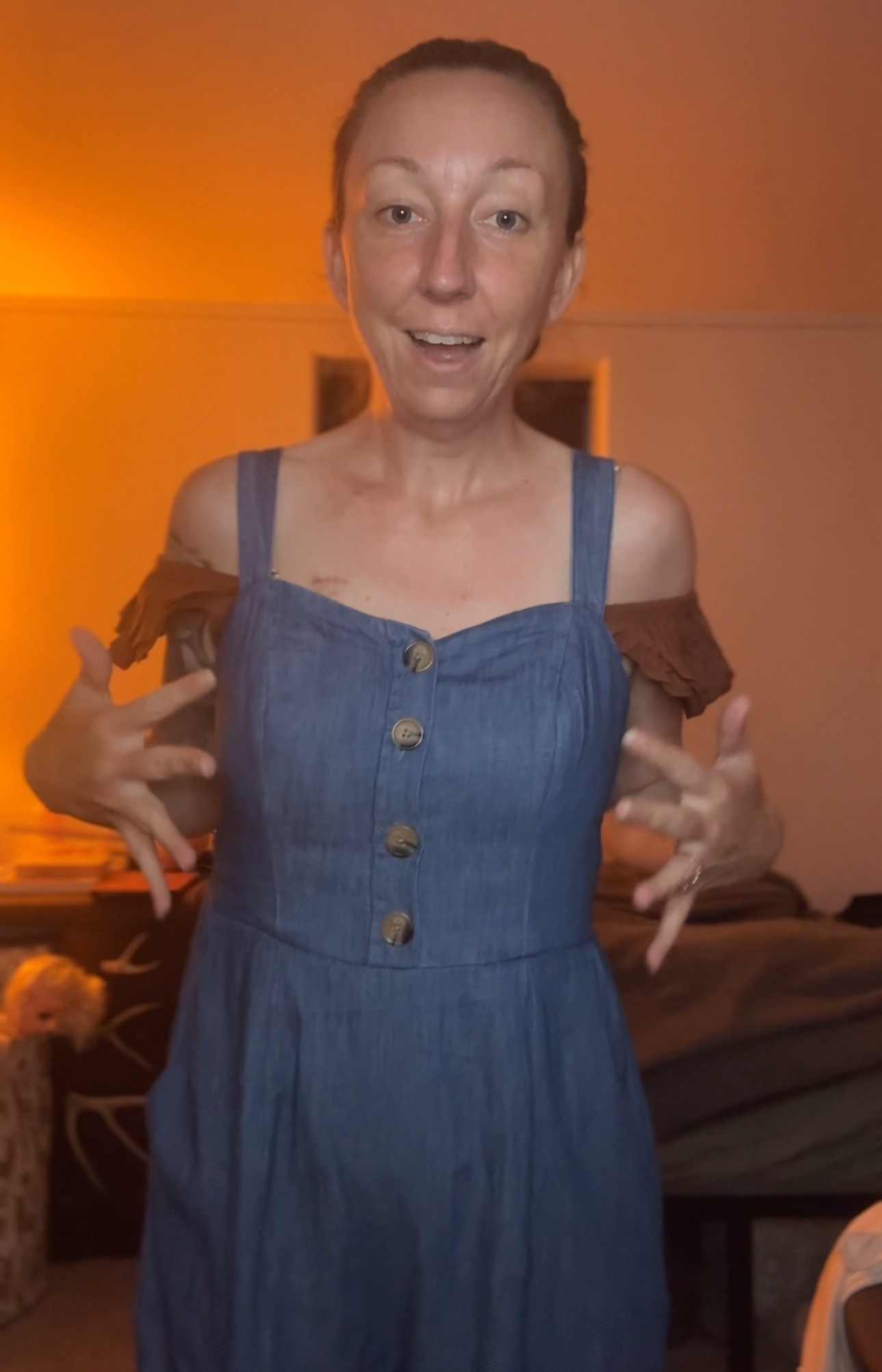 I’ll get better at remembering to take pictures of my outfit instead of screenshots from videos! Here’s one of the new outfits I got from my #OldNavy haul video! 

#LTKSeasonal #LTKFindsUnder50