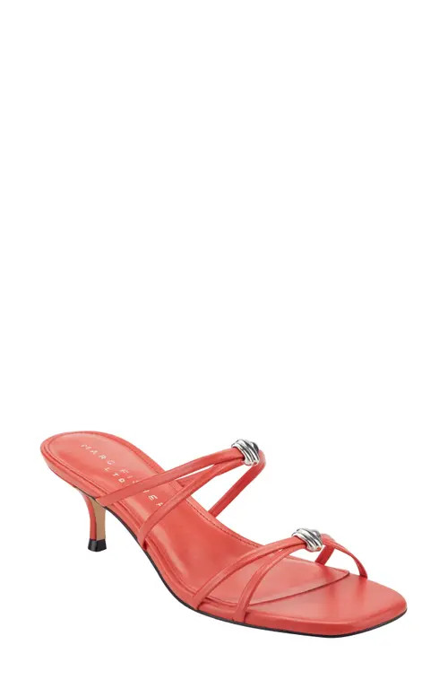 Marc Fisher LTD Baizel Strappy Slide Sandal in Medium Red at Nordstrom, Size 7 | Nordstrom