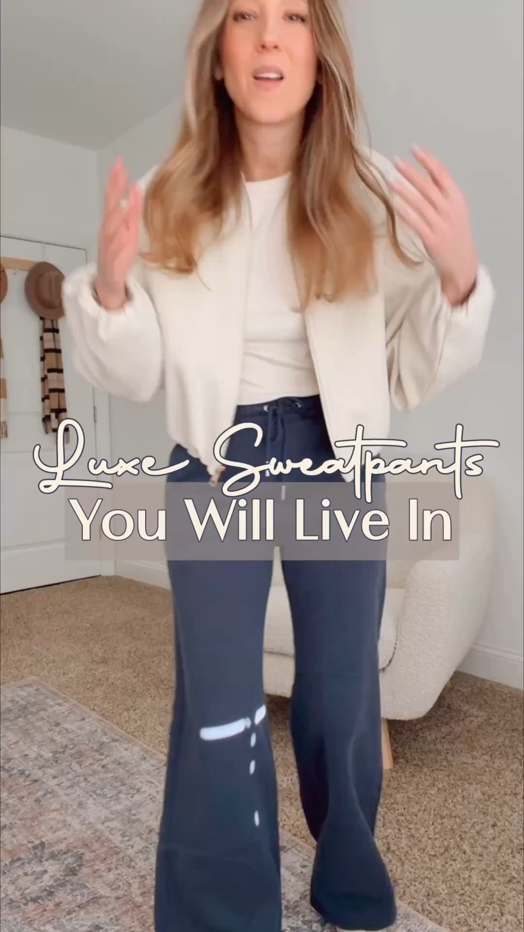 These luxe sweatpants are thick, not see through, and so well made. I’m wearing XS short, and I’m just shy of 5’4” for reference  

#LTKFindsUnder100 #LTKSeasonal #LTKOver40