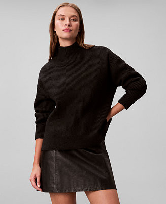Women's Relaxed Turtle Neck Sweater | Macy's