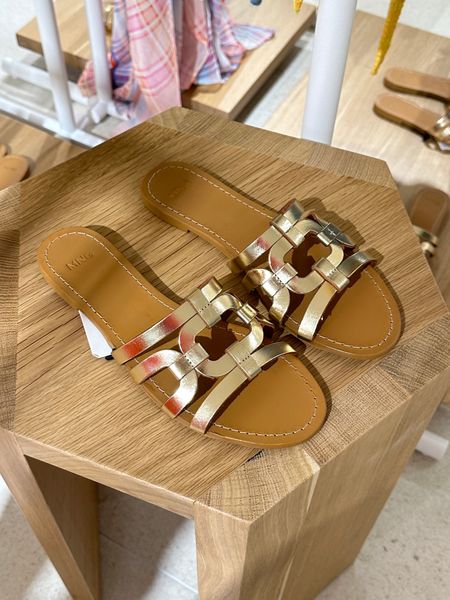 Gold sandals gold slides summer sandals mango new arrivals 

#LTKSaleAlert #LTKShoeCrush #LTKFindsUnder50