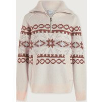 Cai Fairisle Half Zip | Varley UK, Whitecap Grey Fairisle / L | Varley UK