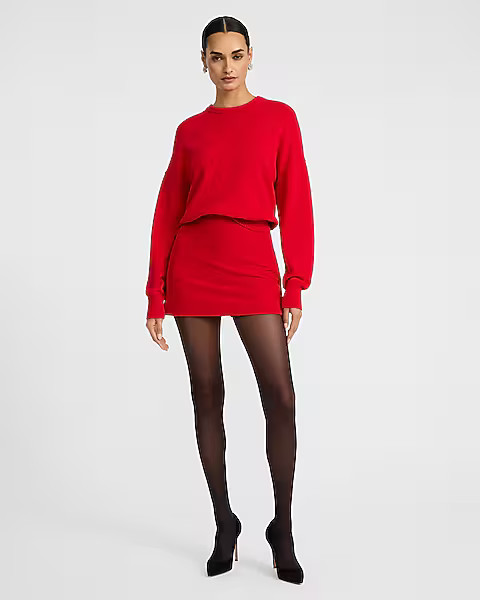 Ultrasoft Relaxed Crew Neck Sweater | Express