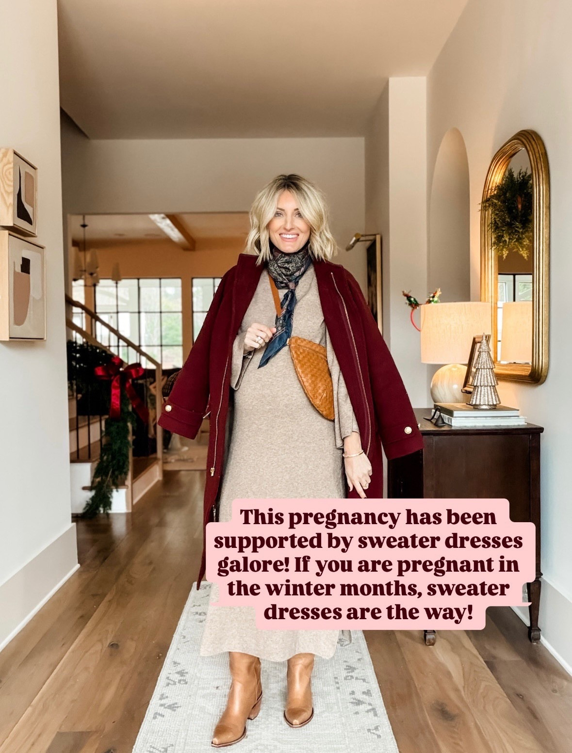 Sweater dresses have been on repeat for me this pregnancy! So comfy for the bump!

Loverly Grey, pregnancy outfit ideas, bump friendly outfit ideas, sweater dresses 

#LTKBump #LTKBaby