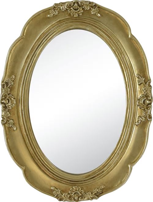 Belle Maison Gold Finish Oval Mirror Table Decor | Kohl's