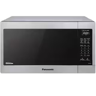 Panasonic 1.6 cu. ft. Countertop Microwave in Stainless Steel with Inverter Technology and Genius... | The Home Depot