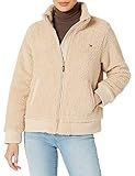 Tommy Hilfiger Women's Sherpa Jacket, LT Fawn, Small | Amazon (US)