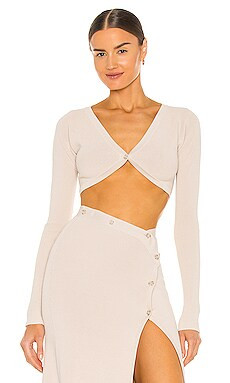 Aya Muse Tina Cardigan in Sand from Revolve.com | Revolve Clothing (Global)