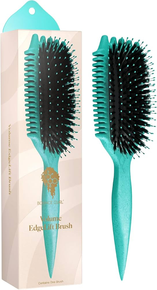 Bounce Curl Volume EdgeLift Brush, 5-in-1 Tool for Volumized Waves, Curls & Coils - Teal | Amazon (US)