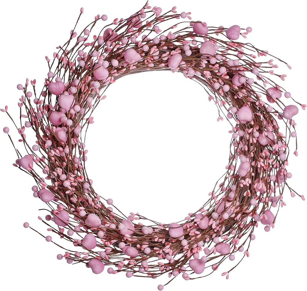 J'FLORU Valentine’s Day Wreaths for Front Door 20 Inch Valentine’s Day Wreath Valentines Wrea... | Amazon (US)