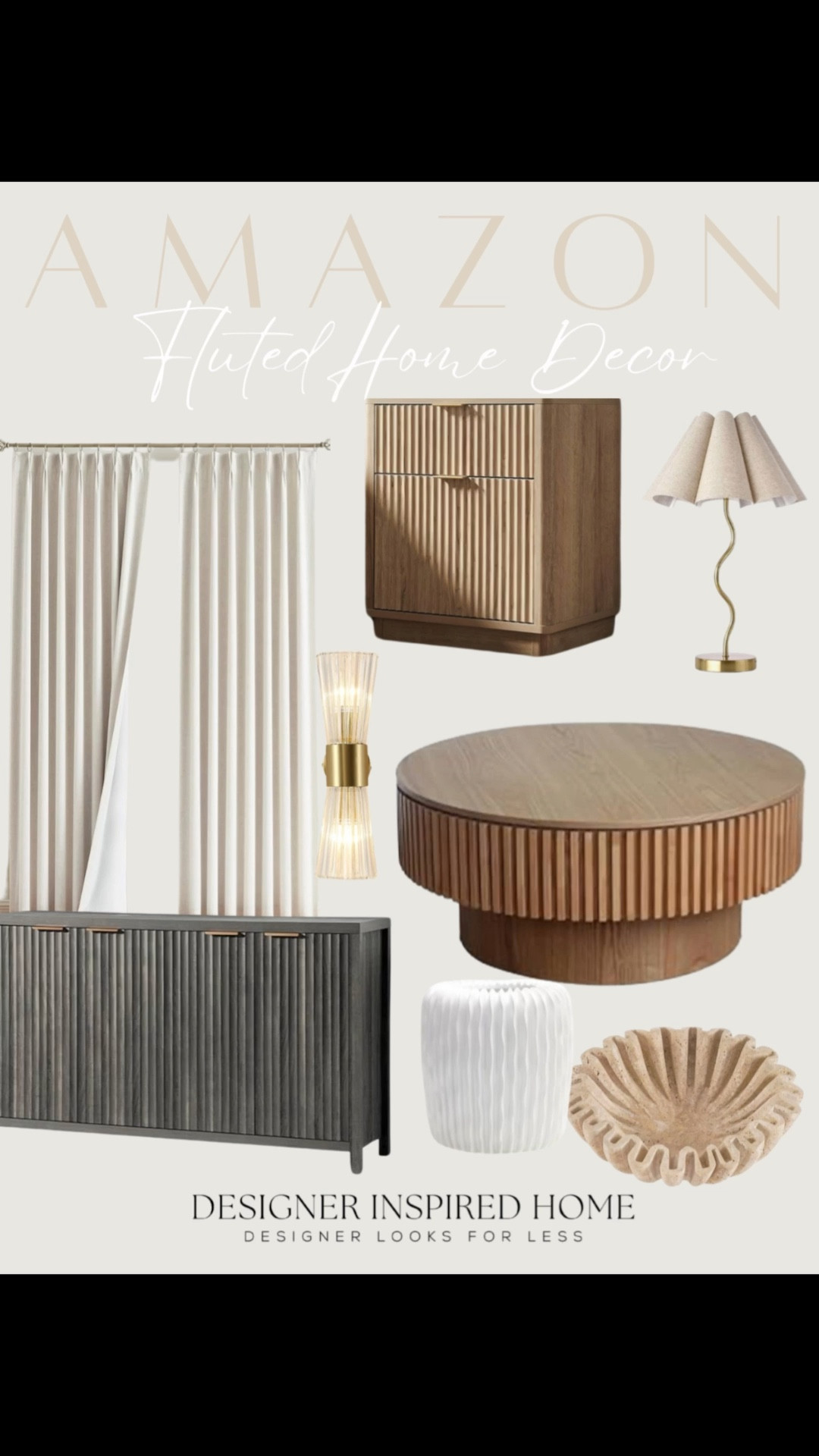 Fluted home finds from Amazon! 

#LTKHome #LTKStyleTip