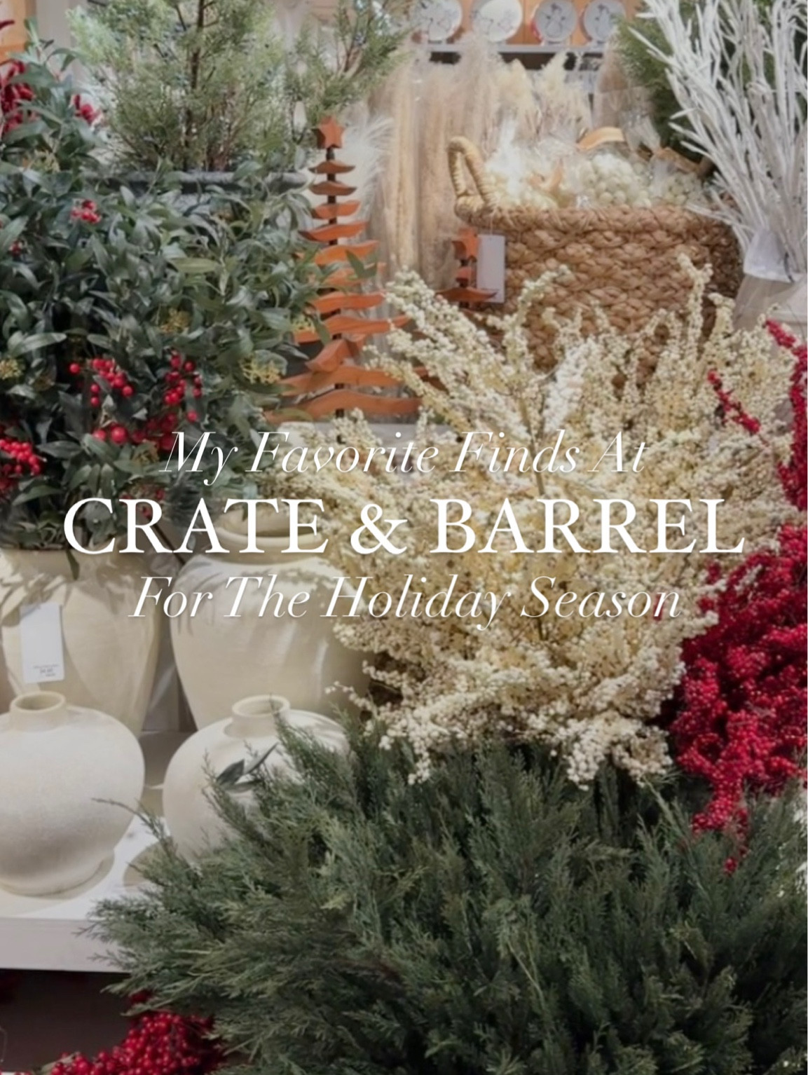 From festive decor to cozy accents, these pieces are perfect for adding warmth and style to your home this season. I left with quite a few of these and can’t wait to share how I’m styling my space! ✨

Stay tuned!!

holiday decor, crate and barrel, interior design, festive home, christmas decor, modern holiday decor, holiday finds, winter home, seasonal decor, winter decor #crateandbarrelholiday #interiordesigninspo #christmasdecor #festiveinteriors #holidayinspo  #modernholidaydecor #festivedecor 

#LTKHoliday #LTKSeasonal #LTKHome