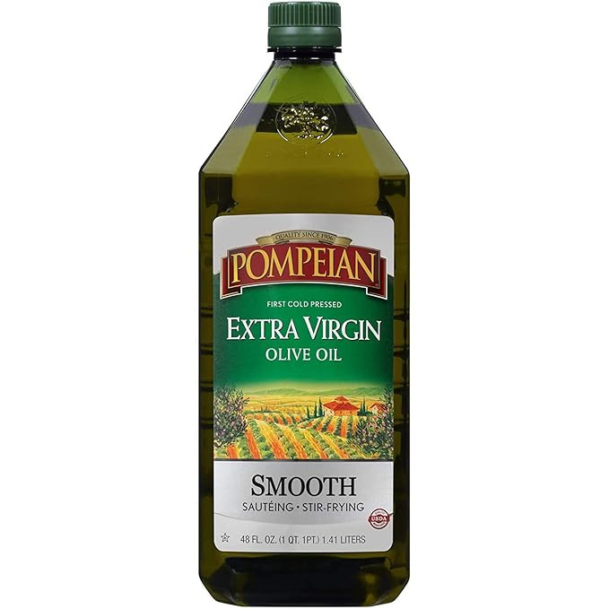 Pompeian Smooth Extra Virgin Olive Oil, First Cold Pressed, Mild and Delicate Flavor, Perfect for... | Amazon (US)