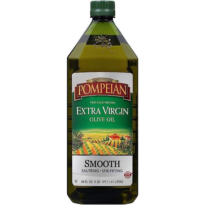 Pompeian Smooth Extra Virgin Olive Oil, First Cold Pressed, Mild and Delicate Flavor, Perfect for... | Amazon (US)