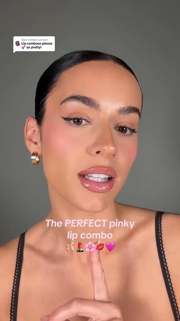 Replying to •DANA my favorite lip combo lately
@rhode skin
@Makeup By Mario
@JOUER
#makeup #makeuptutorial #makeuprecomendation #lipcombotutorial #lipcombo #gloss #pinklipgloss #favoritemakeup #makeuptips #makeuptiktok