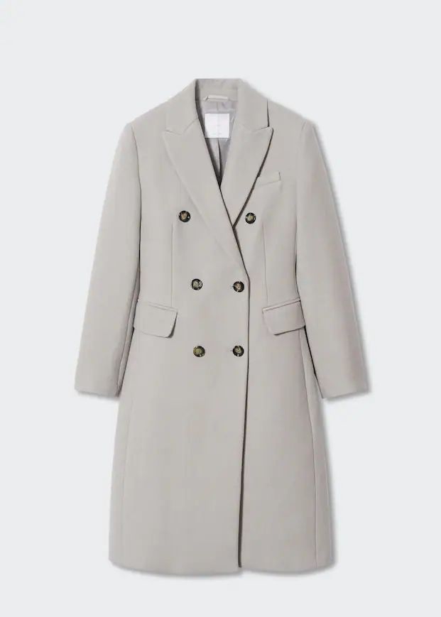 Tailored wool coat -  Women | Mango USA | MANGO (US)