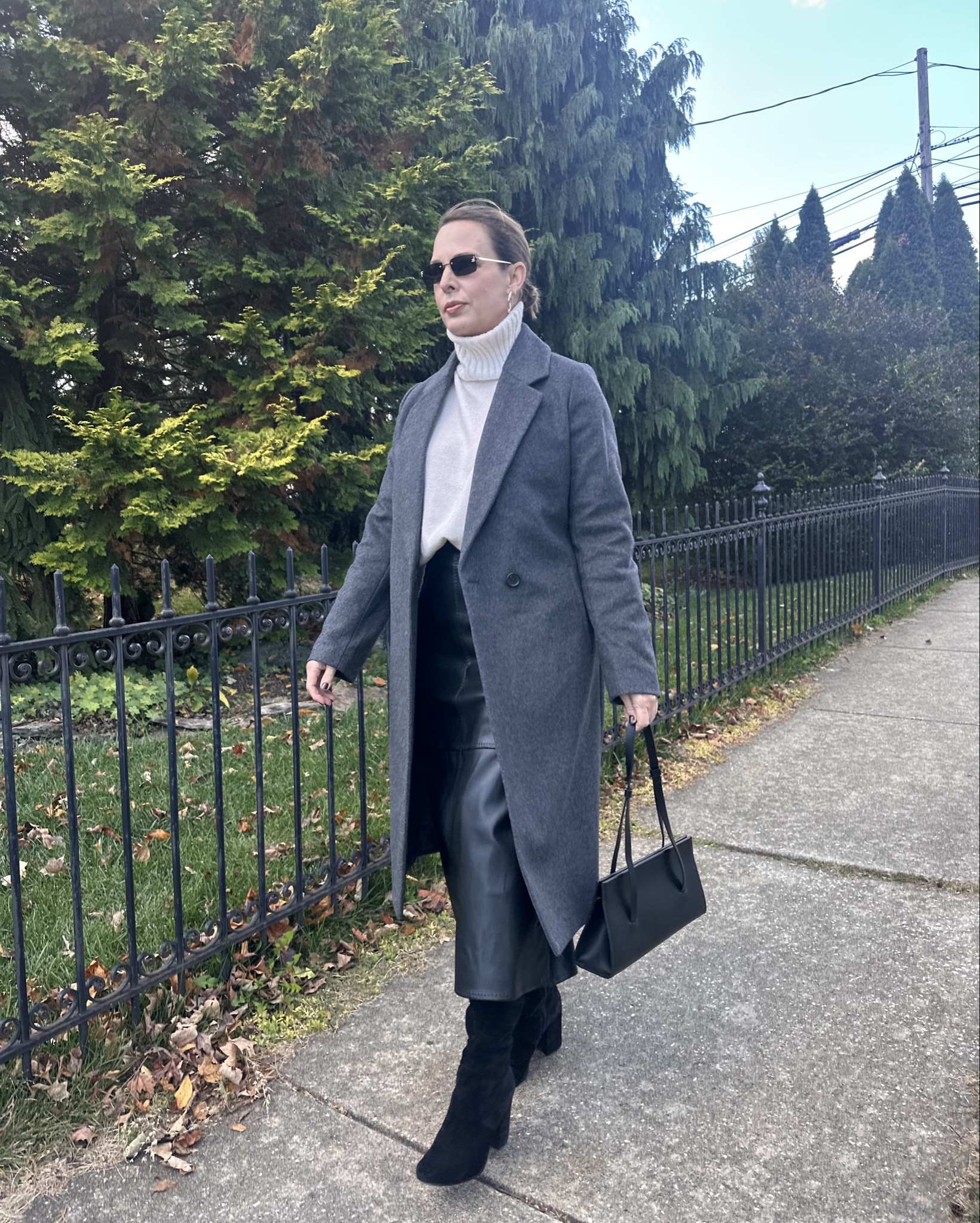 Trade your black staple dress coat for popular gray this year. This wool classic single-breasted coat lets you get the latest look without breaking the bank. 

Available in 6 colors, but I highly recommend the charcoal. If you’re a curvy-bottom girl (like me) size up to a medium! 

#LTKOver40 #LTKSeasonal #LTKStyleTip