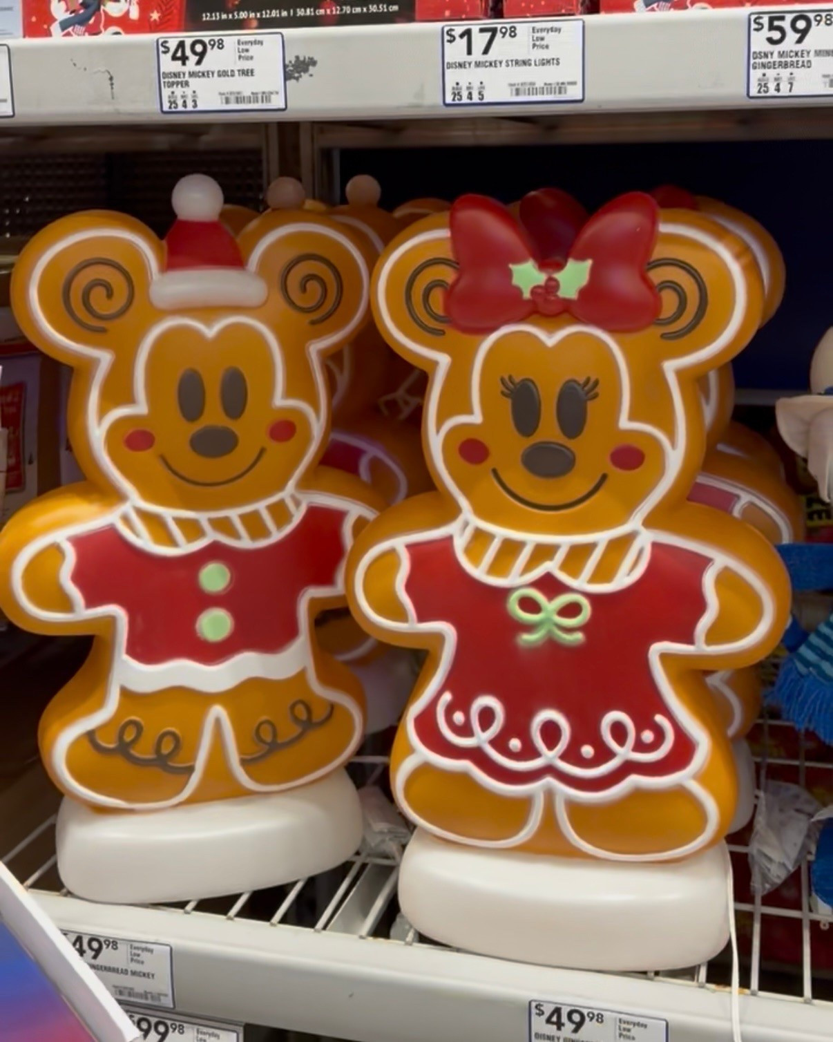 Mickey and Minnie gingerbread blow molds from Lowe’s!

#LTKHome #LTKSeasonal