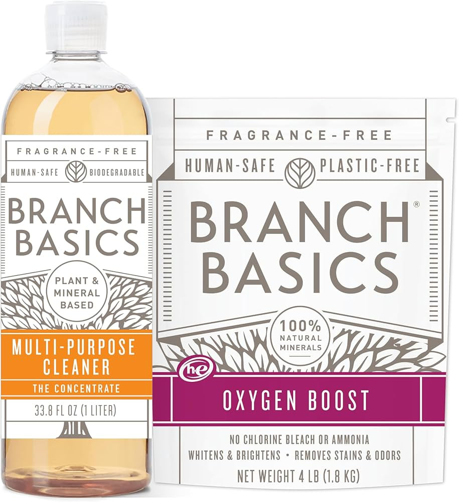 Branch Basics Concentrate (33.8 oz) + Oxygen Boost (2 lbs) | Multi-Surface All Purpose Cleaner Co... | Amazon (US)