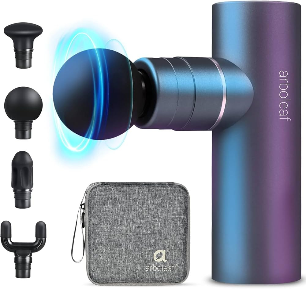 arboleaf Massage Gun Deep Tissue, Full-Metal Electric Portable Hand Held Massager Gun with Case f... | Amazon (US)
