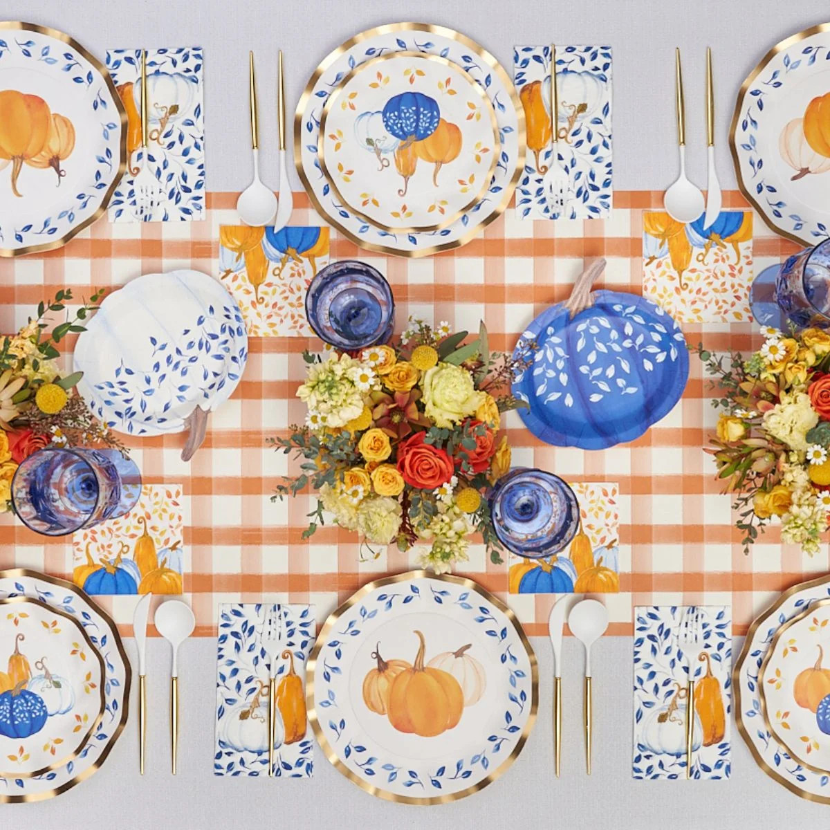 Harvest Blues Table Setting | Sophistiplate