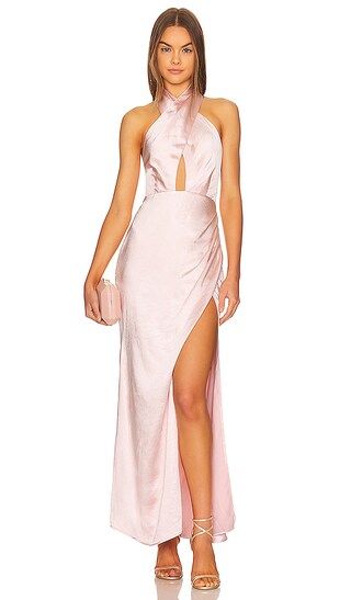 Begonia Maxi Dress in Pink | Revolve Clothing (Global)