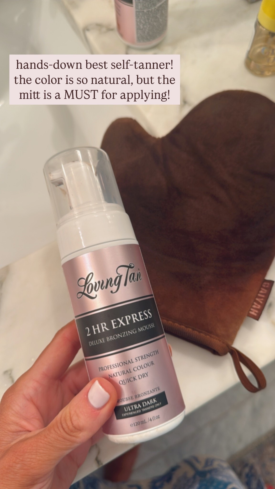 The GOAT of self-tanners! I use the 2-hour express in either dark or ultra dark 🥰 the mitt is a must for a flawless application  

#LTKBeauty #LTKSaleAlert #LTKOver40