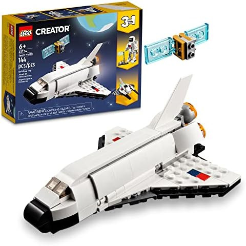 LEGO Creator 3 in 1 Space Shuttle Toys - Space Toys Building Set for Boys & Girls, Ages 6+ - Opti... | Amazon (US)