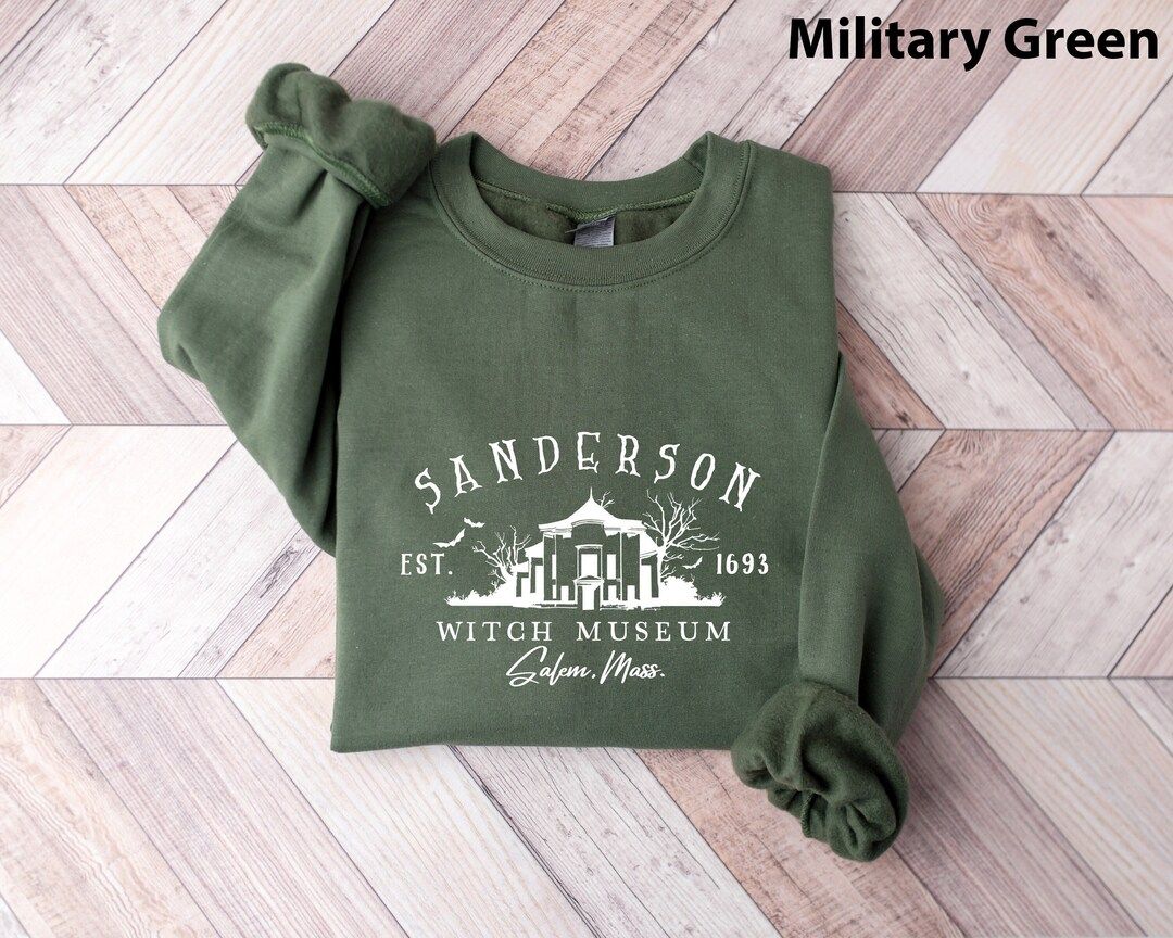Sanderson Witch Museum Sweatshirt, Sanderson Sisters Shirt, Halloween Witches Sweatshirt, Hocus P... | Etsy (US)