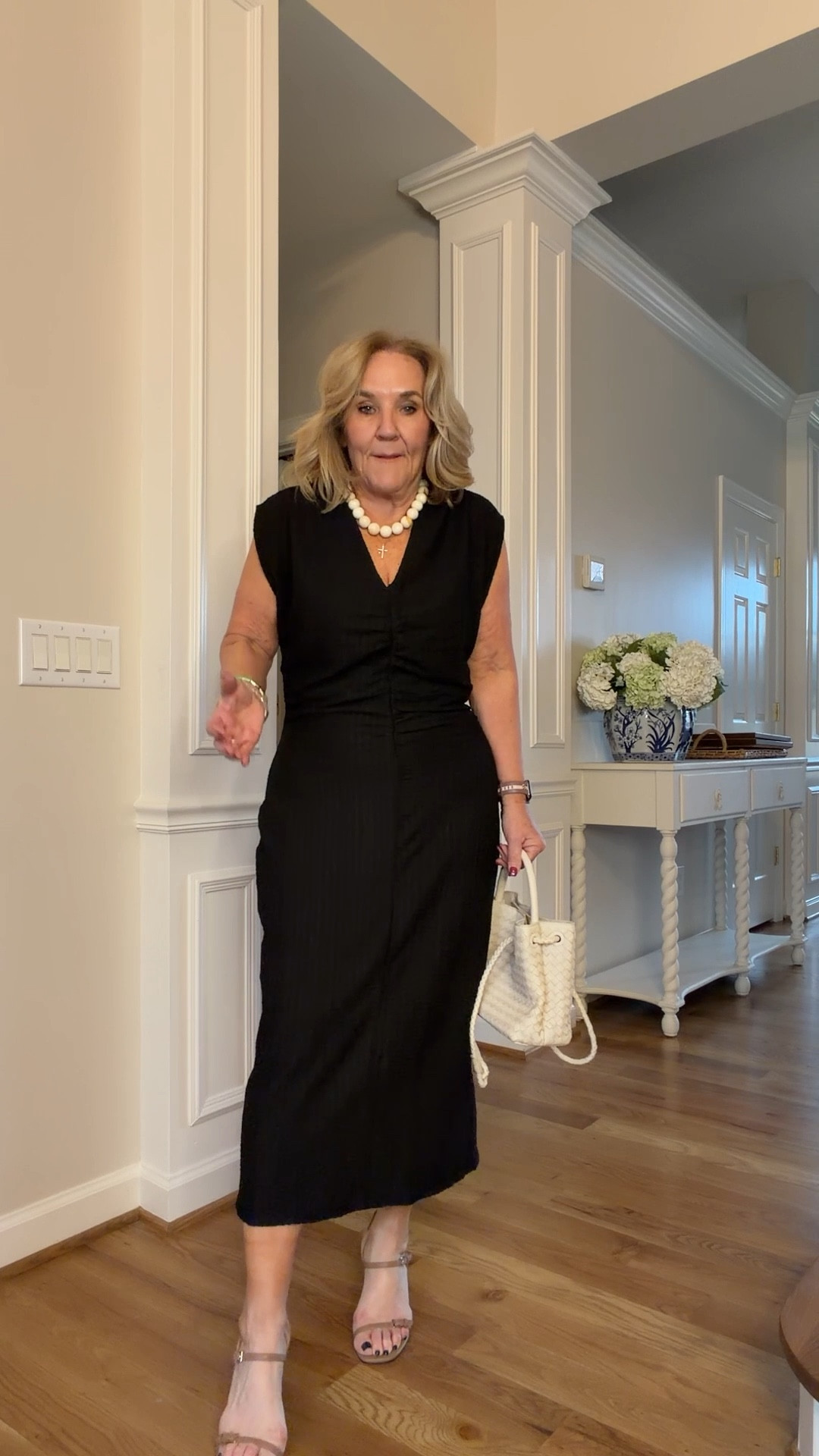 Very lightweight textured knit dress. I sized up to a large petite, but I would not recommend that. I am going to swap it out for a medium petite.
Gray dress for a celebratory dinner or work dinner cocktail party and you can wear it casual too for a European vacation

#LTKOver40 #LTKSaleAlert #LTKPetite